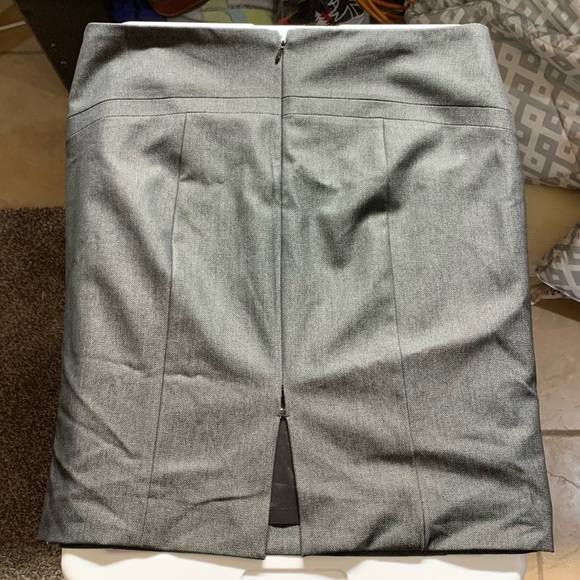 Express Grey Tweed Pencil Skirt - Picture 2 of 4